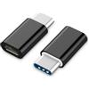 Gembird Adattatore Gembird usb Type-C a Micro usb nero [A-USB2-CMMF-01]