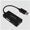 Logilink Adattatore LogiLink 4K DisplayPort 1.2 a Dvi/Hdmi/Vga [CV0109]