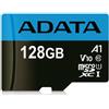 Adata 128GB Scheda microSDXC Adata UHS-I Class 10 Premier con adatt. A1 [AUSDX128GUICL10A1-RA1]