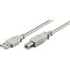 Goobay Cavo Goobay Usb 2.0 Type-A a Type-B M/M 3,0m grigio [68713]