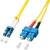 Lindy Cavo Fibra Ottica Lindy LWL-Duplexkabel LC/SC OS2 3m 9/125Ã¦m, Singlemode [47472]