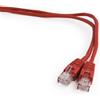 Gembird Cavo di rete Gembird PP12-1M/R Cat5e U/UTP (UTP) 1m rosso