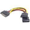 Gembird Cavo Gembird CC-SATAM2F-01 Sata / Sata 0.15m multicolore