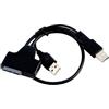 Gembird Cavo Gembird A-USATA-01 USB a Sata 13-pin M/M 0.5m nero