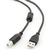 Gembird Cavo Gembird CCF-USB2-AMBM-15 4.6m USB A / USB B Maschio Maschio Nero [CCF-USB2-AMBM-15]