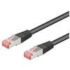 Goobay Cavo di rete goobay CAT6 1,0m S/FTP nero [95478]