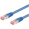Goobay Cavo di rete goobay CAT6 1,0m S/FTP blu [95472]
