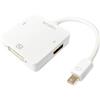 Logilink Adattatore Logilink MiniDisplayPort a DisplayPort/Dvi/Hdmi bianco [CV0045A]