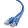 Gembird Cavo di rete Patch Gembird UTP Cat.6 0.25m Blu [PP6U-0.25M/B]