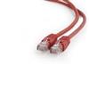 Gembird Cavo di rete Patch Gembird UTP Cat.6 0.25m Rosso[PP6U-0.25M/R]