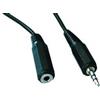 Gembird Cavo Gembird Mini Jack M/Mini Jack F 3m nero [CCA-423-3M]