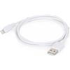 Gembird Cavo Gembird CC-USB2-AMLM-W-1M (USB 2.0 type A M - Apple 8-Pin M 1 m bianco) [CC-USB2-AMLM-W-1M]