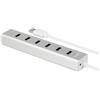Unitek Hub in alluminio Unitek a 7porte USB 3.0 Argento [NUUNIUS7P000004]