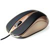 MEDIA-TECH Mouse ottico Media-Tech Plano Usb Nero/Oro [MT1091MO]