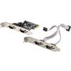 Lanberg Scheda PCI Lanberg Express a COM 9PIN X4 + staffa a basso profilo [PCE-DB9-004]