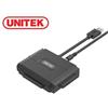 Unitek Adattatore Unitek USB 3.0 a IDE+SATA II con Switch On/Off Nero [Y-3324]