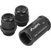 Lanberg Accoppiatore di rete Lanberg RJ45 IP67 per cavo CAT5E/CAT6 Nero [AKLAGKSAW000018]