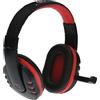 Rebeltec Cuffie Rebeltec con microfono Nero/Rosso [UHRECRMP032]