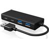 Hub usb Raidsonic IcyBox 4x Port USB 3.0 Hub, 2x USB Type-C, 2x USB Type-A [IB-HUB1426-U3]
