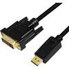 Logilink Cavo LogiLink DisplayPort a DVI nero 2m [CV0131]