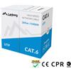 Lanberg Cavo di rete in matassa Lanberg UTP CU, cat. 6, 305m, grigio [LCU6-11CU-0305-S]
