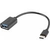 Lanberg Adattatore Lanberg USB C(M)-USB-A(F) 2.0 0.15m OTG nero [AILAGA000000019]