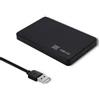 QOLTEC Box HDD/SSD Qoltec 2.5 Sata3 Usb 2.0 Nero [AMQOLAD00051862]
