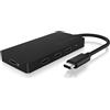 Raidsonic Hub usb Raidsonic IB-HUB1429-CPD 4 porte Usb-C Nero [60710]