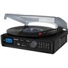 Sencor Giradischi Sencor Gramophone STT 212U Tuner FM,USB/SD, MP3, B [UBSECFSTT212UBK]