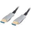 Lanberg Cavo Lanberg HDMI M/M v2.0 CA-HDMI 100m Argento Nero [AKLAGVH00000061]