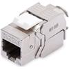 Digitus Keystone Digitus Cat6a Shield/WZ-frei/24 Argento [DN-93615-24]