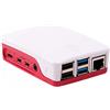 Joy-it Custodia Joy-it raspberry pi 4 Rosso / Bianco [RB-CASEP4+06W]