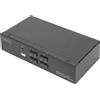 Digitus Switch KVM Digitus 4-Port Single Display 4K/30Hz