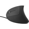 Mediarange Mouse verticale ergonomico Mediarange Usb 2.0 2400 Dpi Mancino Nero [MROS231]
