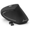 Mediarange Mouse verticale ergonomico Mediarange Wireless ottico 1600 Dpi Ambidestro Nero [MROS232]