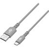 TB Cavo Usb TB Cable ricarica rapida Usb tipo-C 2m Silicone Grigio [AKTBXKUCMISI20G]