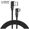 ELMAK Cavo Usb Elmak CL-162 Savio con connettore Usb tipo A maschio e Usb Micro-A maschio 2m Nero[AKELMTUSAVCL162]