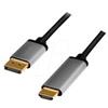 Logilink Cavo displayport LogiLink a Hdmi 4K/60Hz/2m/Nero/Grigio [CDA0107]