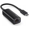 AUKEY Adattatore ethernet in alluminio da rete Aukey CB.A30 USB.C Nero [NKAUKP1PUCBA300]