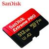 Sandisk 512GB Scheda microSDXC SanDisk Extreme Pro 200/140 MB/s A2 U Classe 10 [SFSANMD512SQXCD]