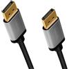 Logilink Cavo Display Port LogiLink da DP a DP 2.0m Nero/Grigio [CDA0101]