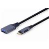 Gembird Adattatore Usb Gembird Usb-c a Usb-a (M/F) OTG 0.15m Grigio [AIGEMA000000033]