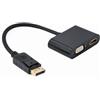 Gembird Adattatore video Gembird DisplayPort Hdmi a Vga M/F Nero [AIGEMA000000041]