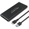 QOLTEC Docking station Qoltec portatile M.2 SATA SSD NGFF USB 3.0 Nero [51854]