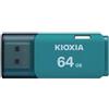 Kioxia Pen Drive 64GB Kioxia Hayabusa U202 USB 2.0 Aqua [SGKIO2G64U202A0]