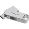 Pny Pen drive 128GB Pny Duo-Link Usb 3.2 Argento [SGPNY3128DULIN1]