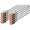 Digitus Cavo patch Digitus RJ45 cat6 S/Ftp 3m Grigio 10pz [DK-1644-030-10]