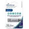 Mediarange Pen Drive 128GB Mediarange MR938 USB 3.0/USB Tipo C Argento [MR938]