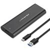QOLTEC Box ssd Qoltec m2 sata ssd nvme Usb tipo c Grafite [AIQOLK000050312]