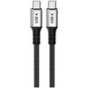 TB Cavo video Tb Thunderbolt USB tipo-C 4m Nero/Argento [AKTBXIACCTB200B]